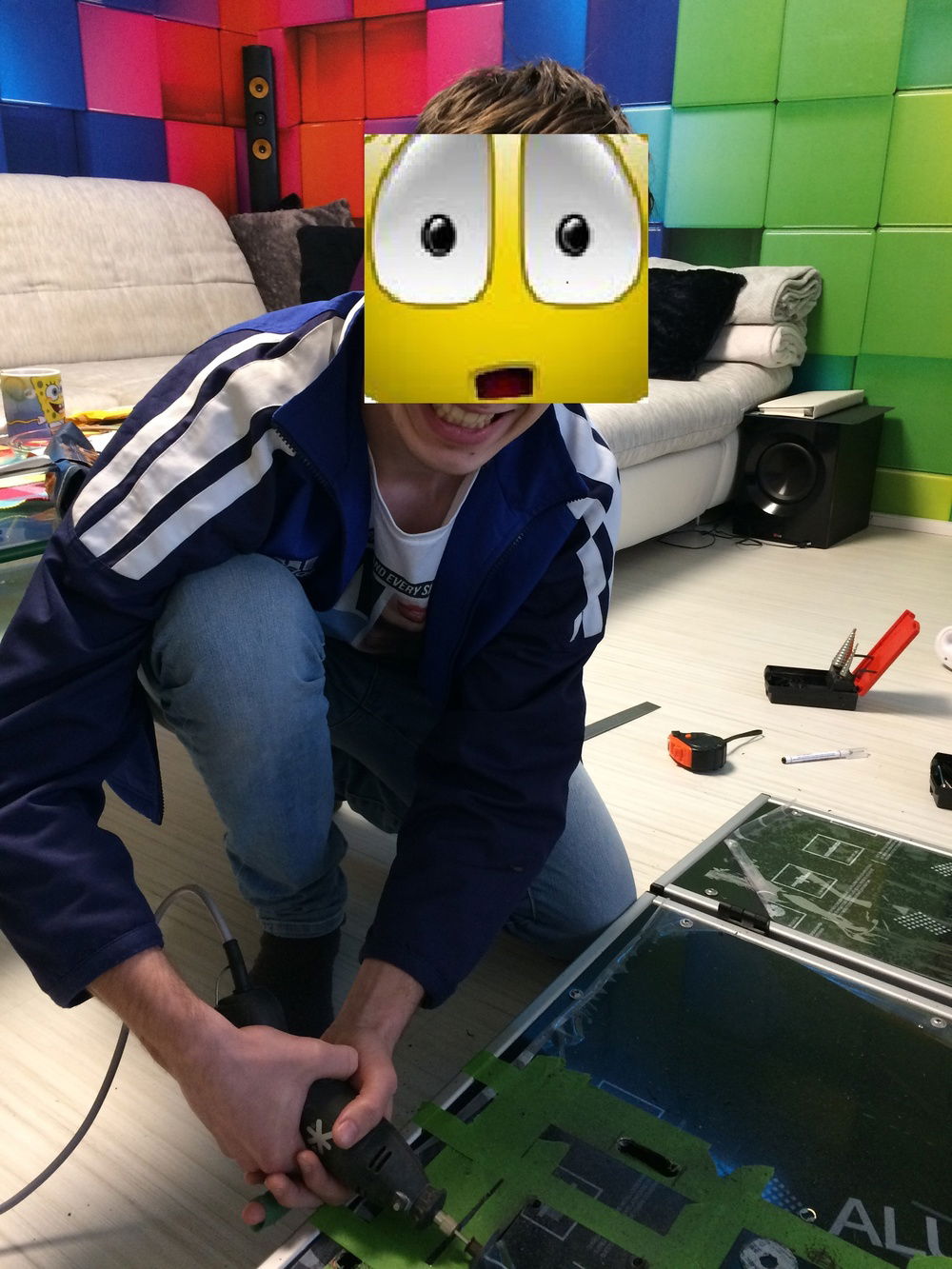 smile because I do it!