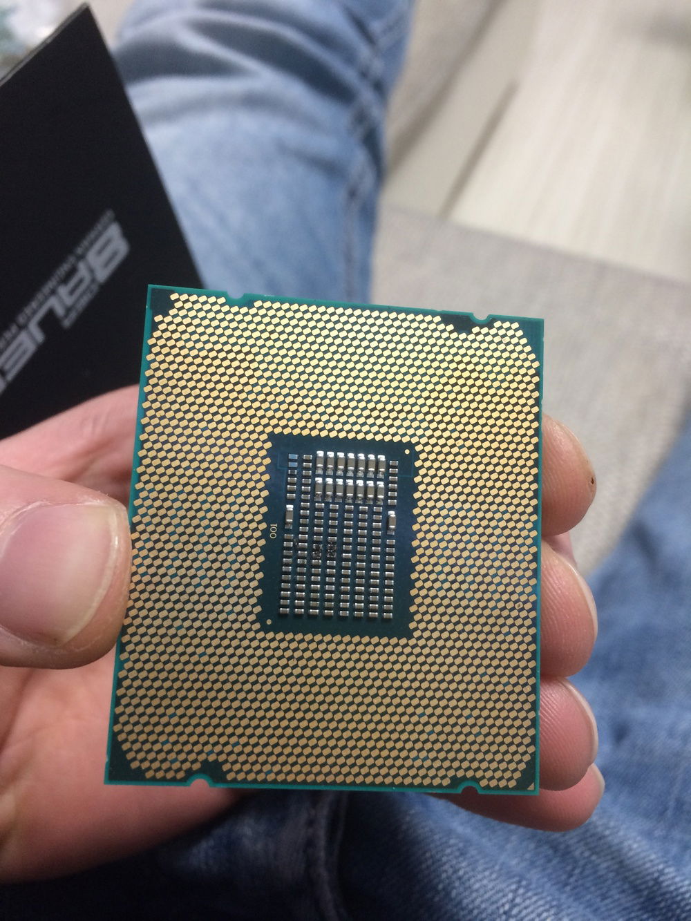 damn.... the CPU is damaged