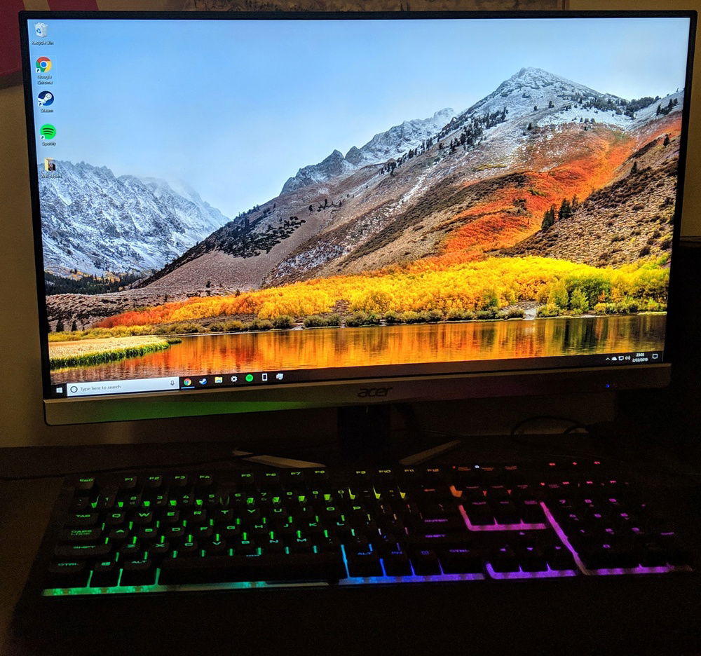 Monitor and Keyboard (Mouse is not interesting.)