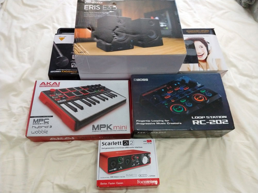 Adding some audio home studio almost complete