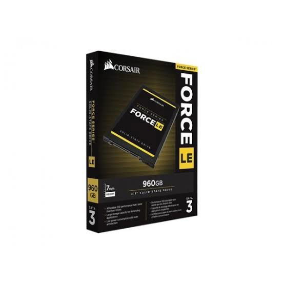 Corsair Force LE
Type: SSD
Capacity: 960 GB
Form Factor: 2.5"