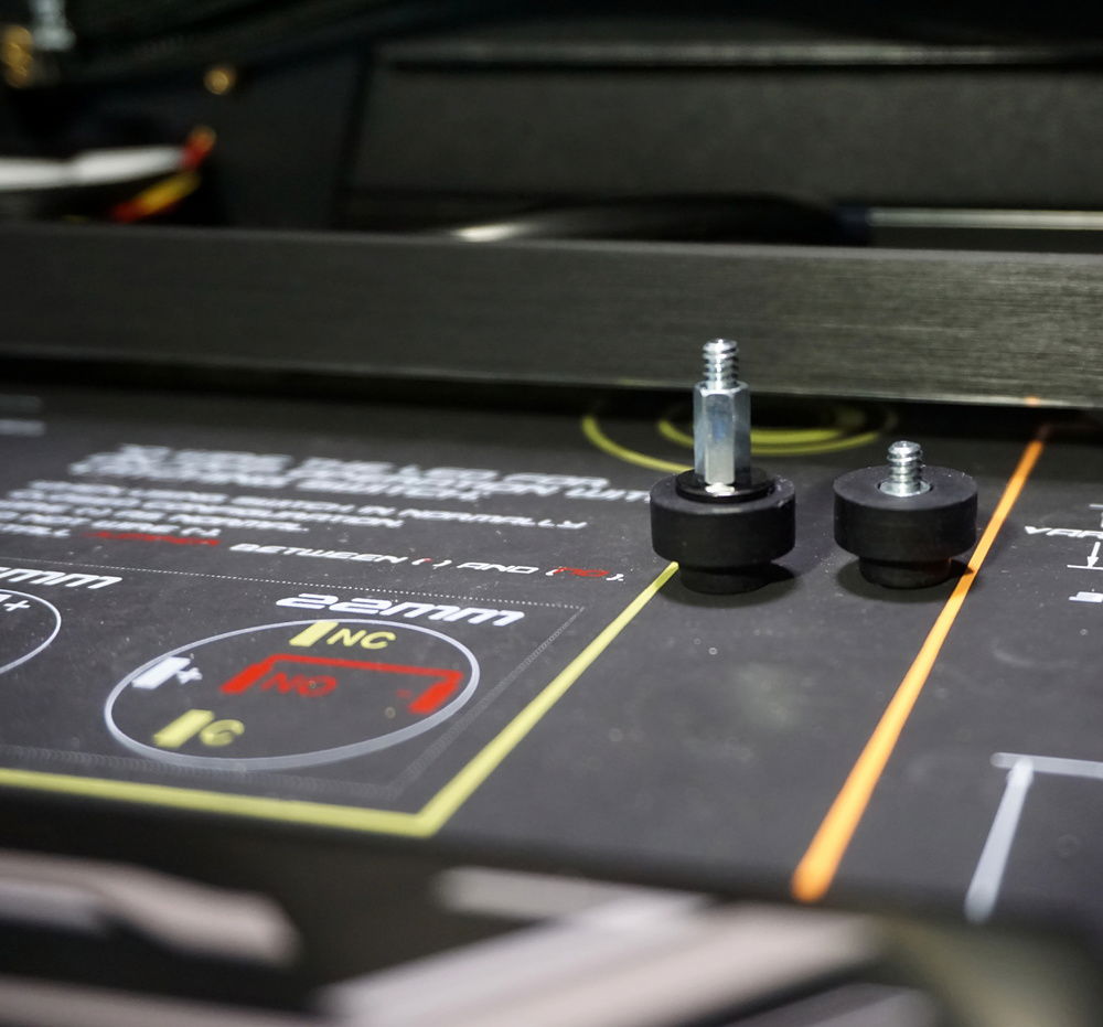 You can double the glass spacing this way.