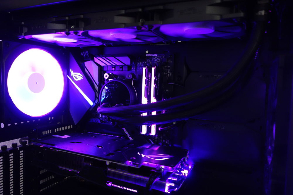 There is unfortunately no other way to route the tubes.. otherwise the bend would be to extreme or might interfere with the fan in the back.