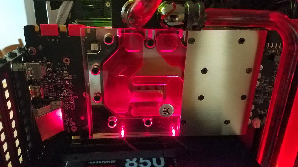 Original white LEDs swapped out for red