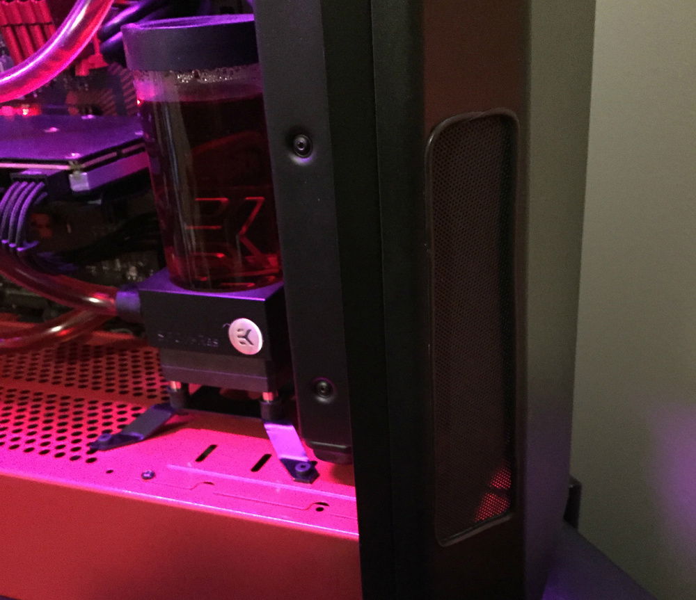 Simple case mod completed to the P400S Case,  
Huge different with Air flow and keeps the computer running cool