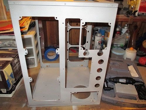 Back of case after dremeling