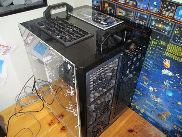 Top Angle View of computer