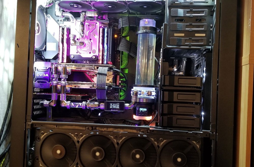 New motherboard and flowmeter / thermometer and cable mod pro cables