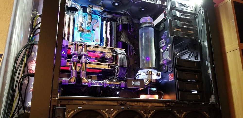 New motherboard and flowmeter / thermometer and cable mod pro cables