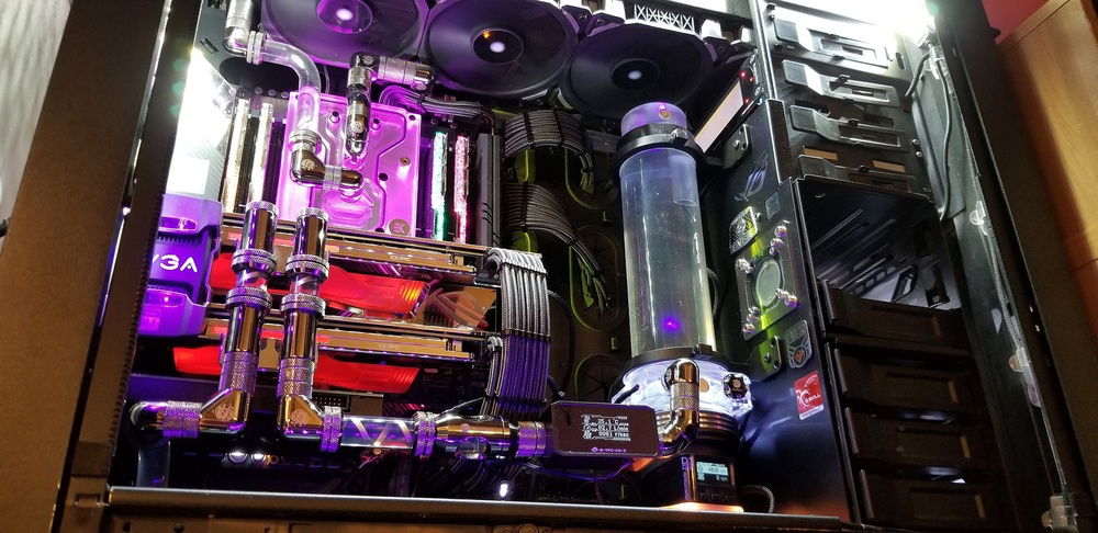 New motherboard and flowmeter / thermometer and cable mod pro cables