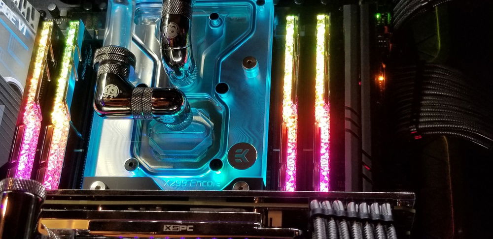 New motherboard and flowmeter / thermometer and cable mod pro cables