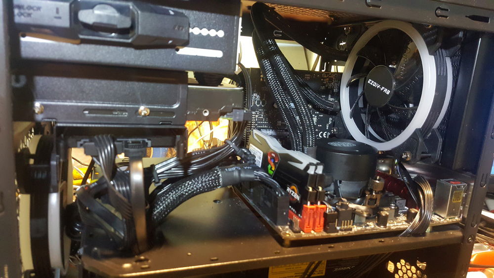 Before customized CableMOD cables 2