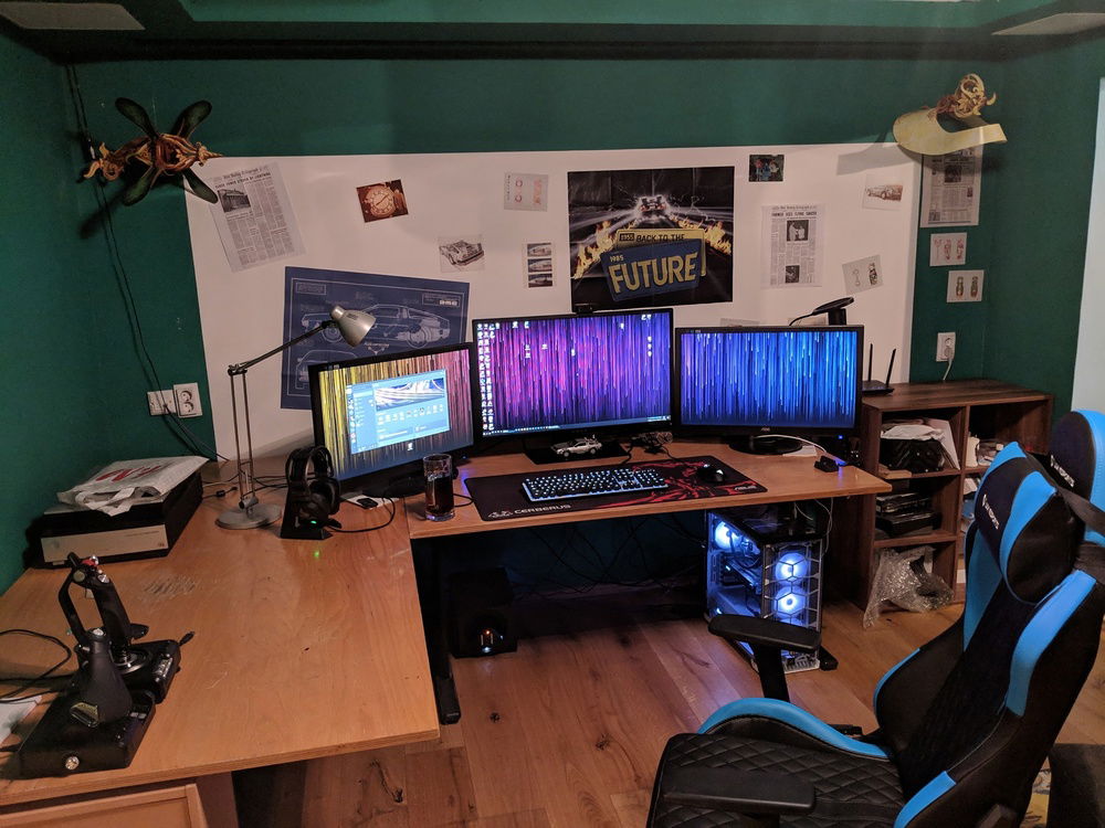 The rig in the final setup.