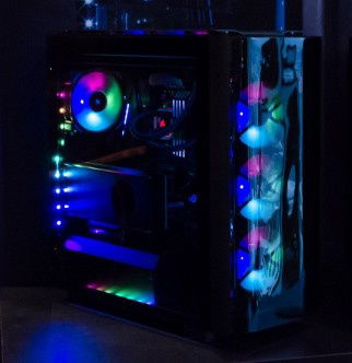 Case: Corsair Obsidian 500D SE
MoBo: Gigabyte X299 Aorus Gaming Pro Ultra
CPU: i9-9900x 
GPU: 24GB NvidiaTitan RTX 
RAM: Corsair Vengeance Pro 128GB
SSD: 1TB Samsung SSD 970 Pro 
HDD: 8TB Seagate Barracuda 
PSU: Corsair 1600W Pro Titanium AX1600i
monitor: LG 34UC79G-B
cooling: Thermaltake Floe Riing 360