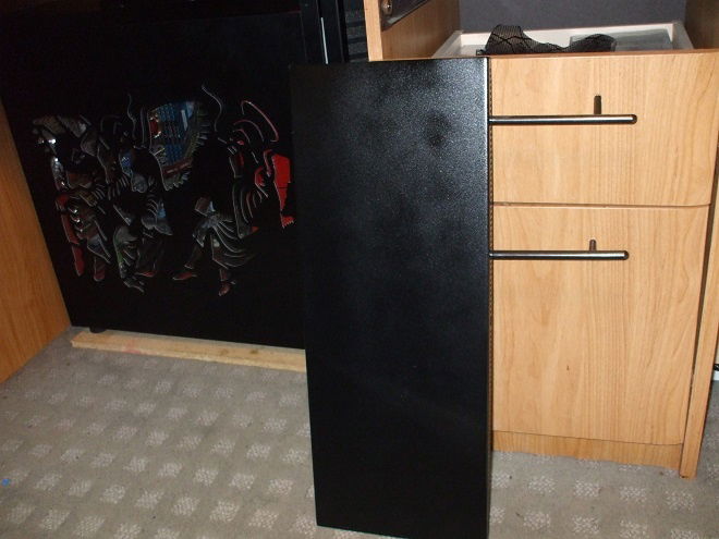 Front door after painting