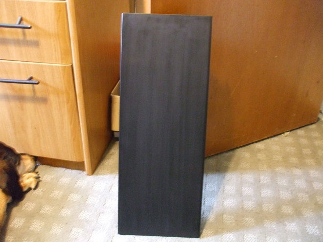 Front door after sanding