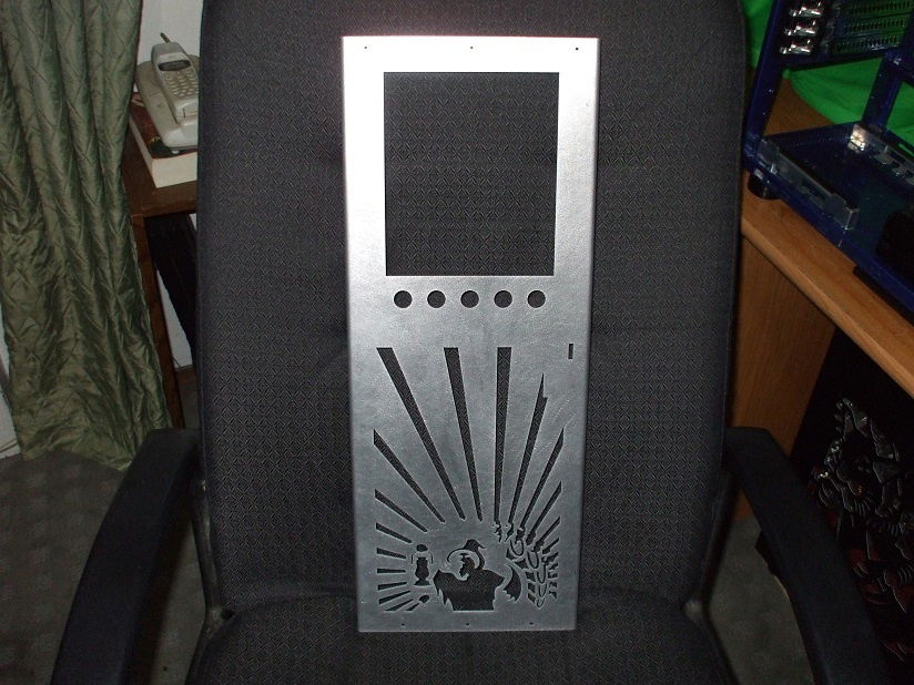 Cut out new front piece