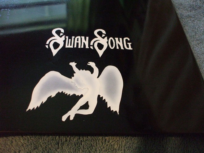SwanSong painted from stencil