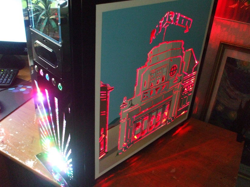 Right - front red and multi color