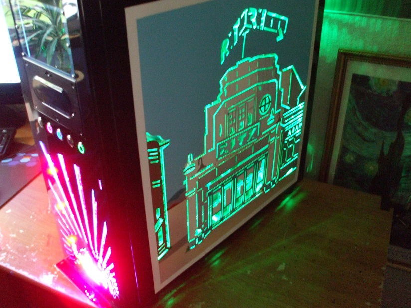 Right - front green and red