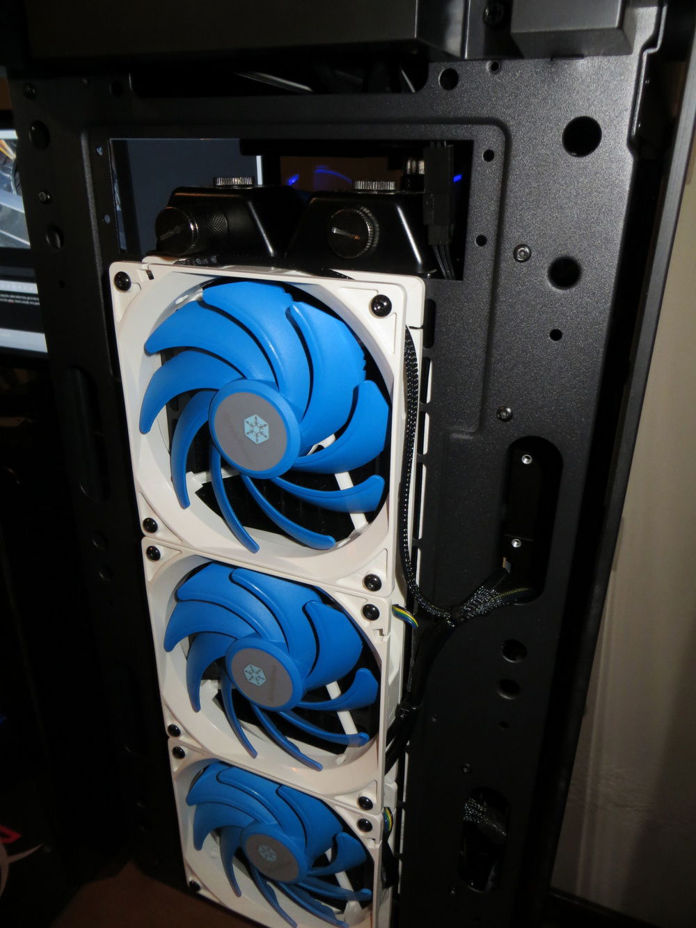 Front rad cable management.