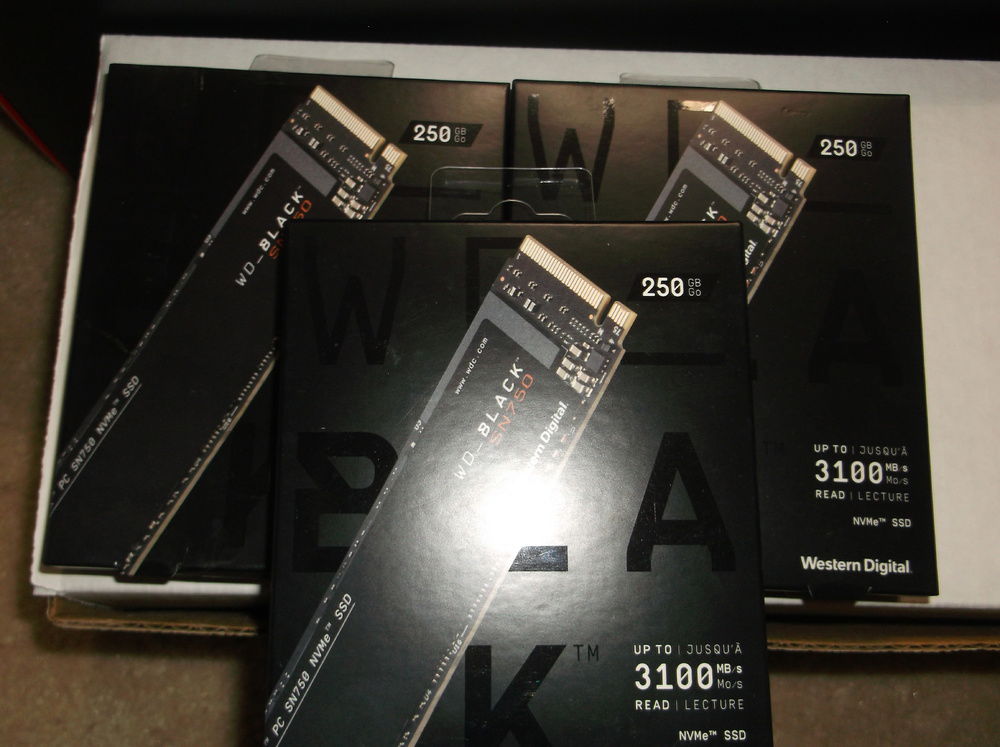 One for boot drive, other 2 for fast game loading.