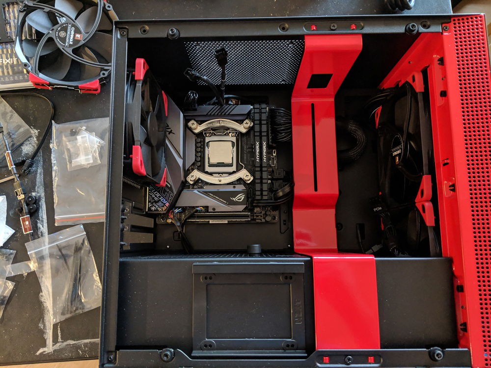 Before the Noctua NH-D15 eclipses the Motherboard.