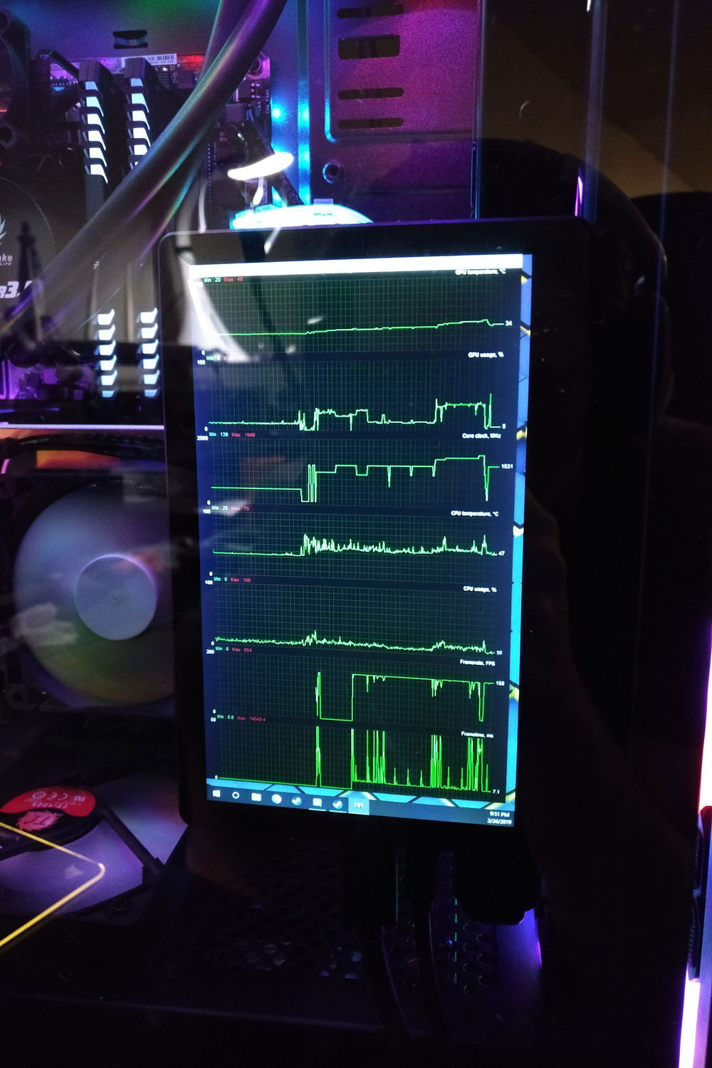 Running Afterburner on the Internal Display