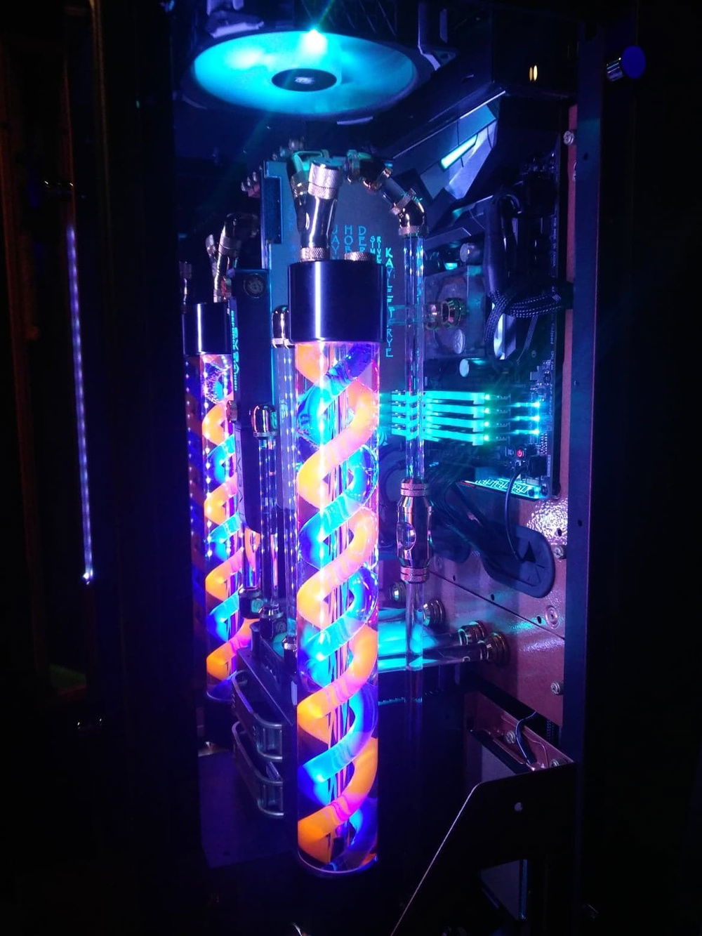 Right Side White Lights On