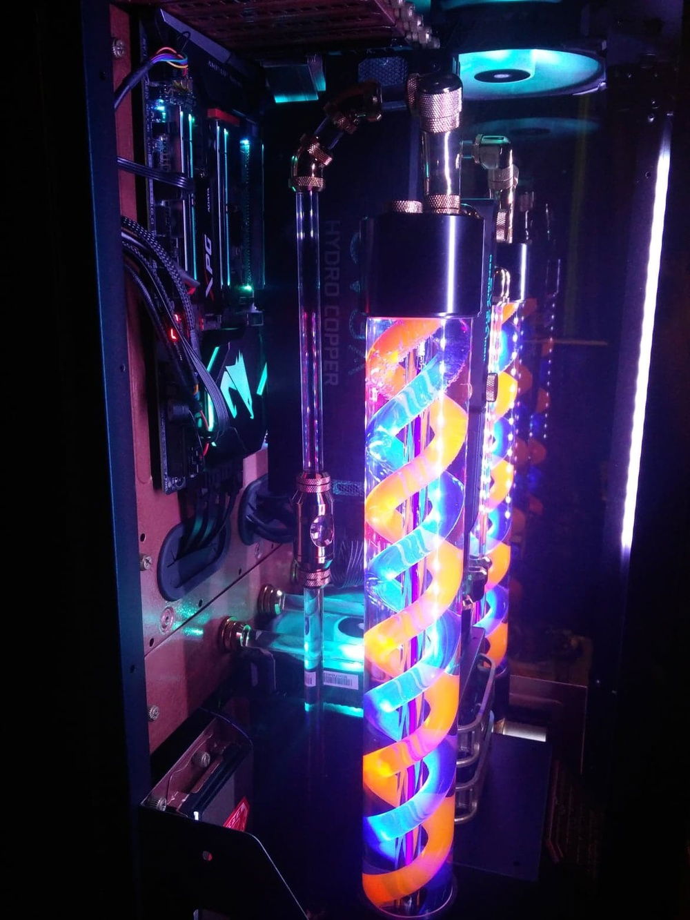 Left Side White Lights On