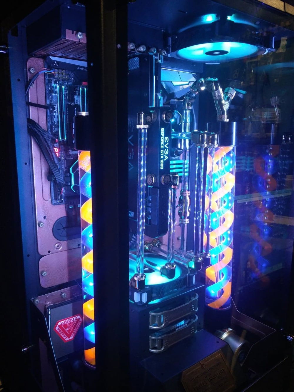 Front Left Side White Lights On