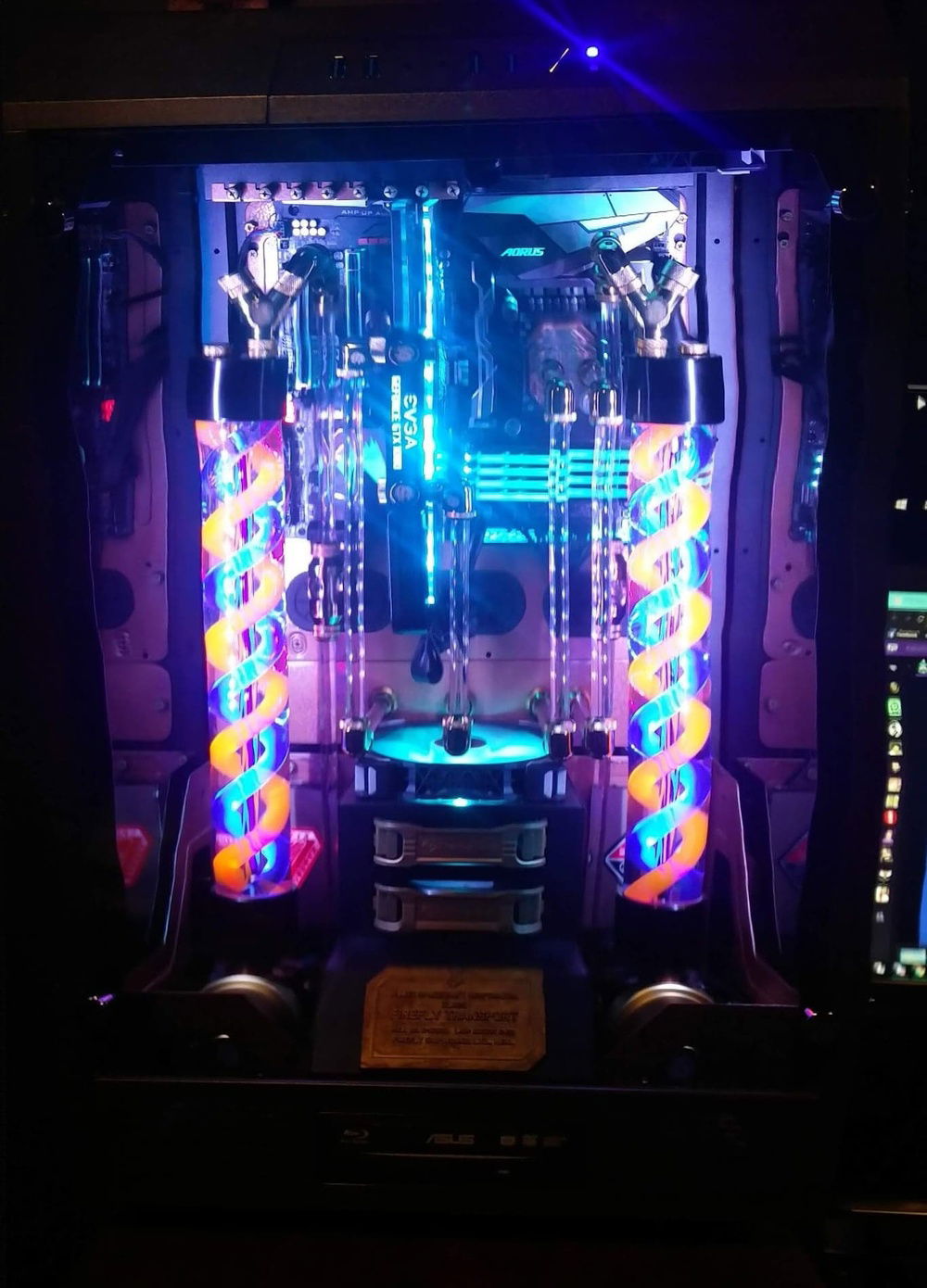 Front White Lights On