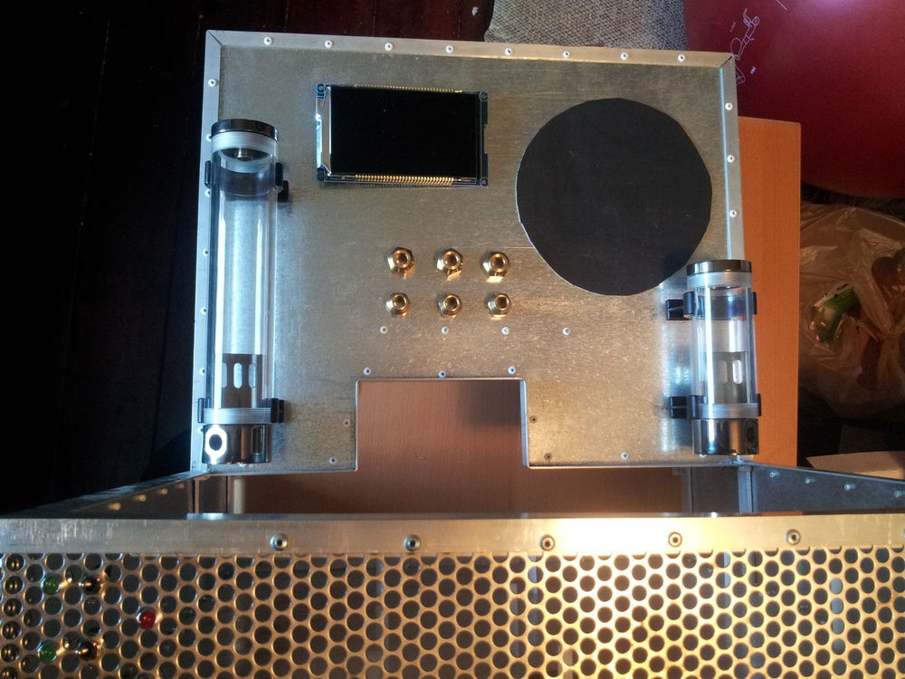 Laying out placement of tower bits.