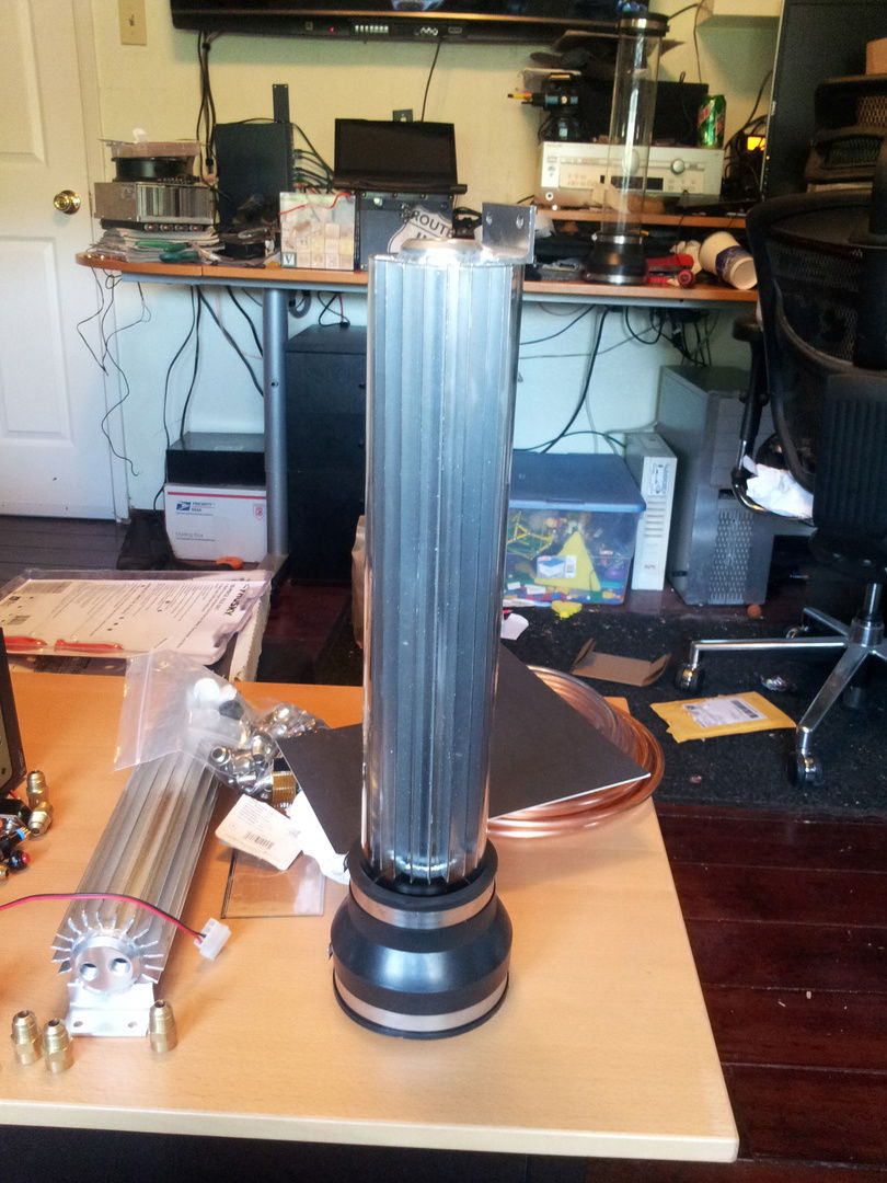 Final assembly of cooling towers.