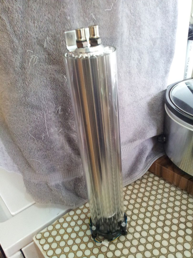 Test-fit of coolers in the glass tubes given to me by a chemist friend. They were the PERFECT size.