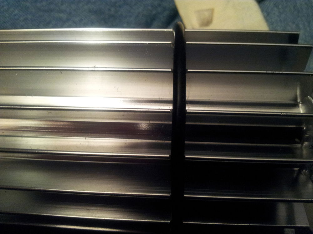 Rubber o-rings to keep the aluminum coolers from rattling in the glass tubes.