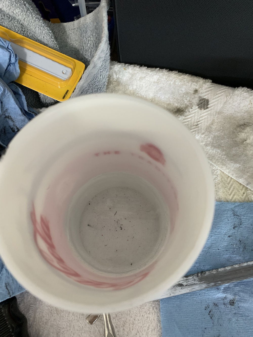 Water!  All cuts should be made with water.  Water also needs to be used when sanding.  The water also keeps the carbon fibers from flying around.