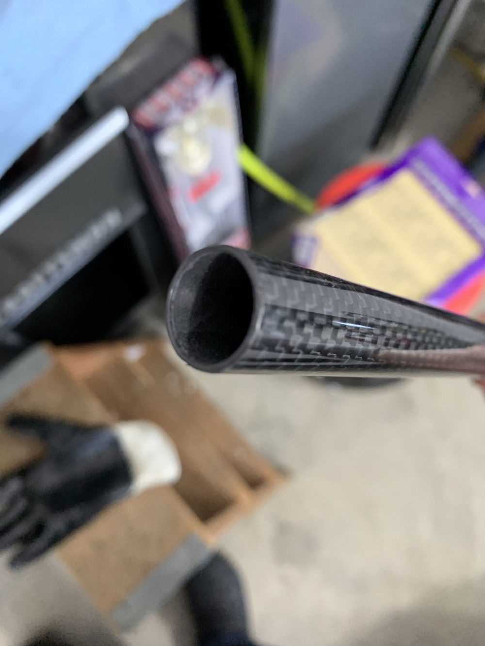 Finished cut with chamfer!