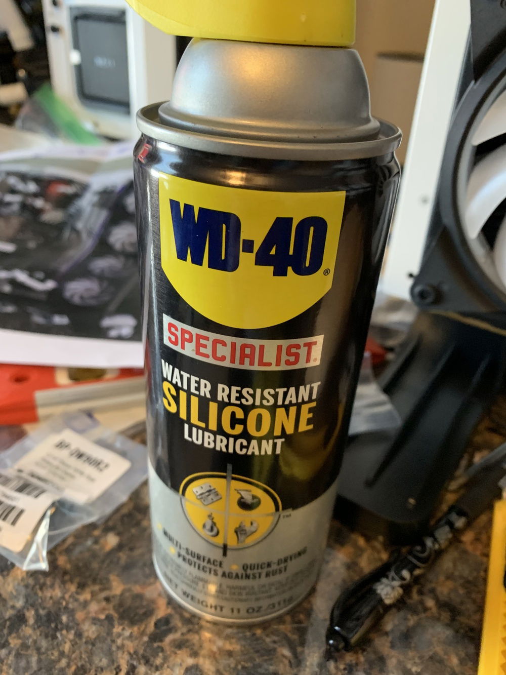 I used a small amount of silicone on the edge of the tube and inside of the fitting to help seat the tube properly...It was a VERY tight fit!