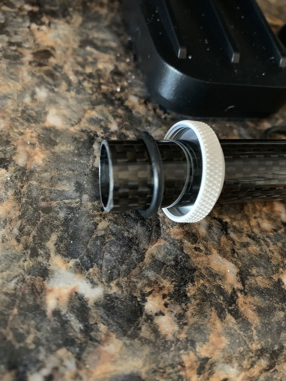 Prepping the tube for install