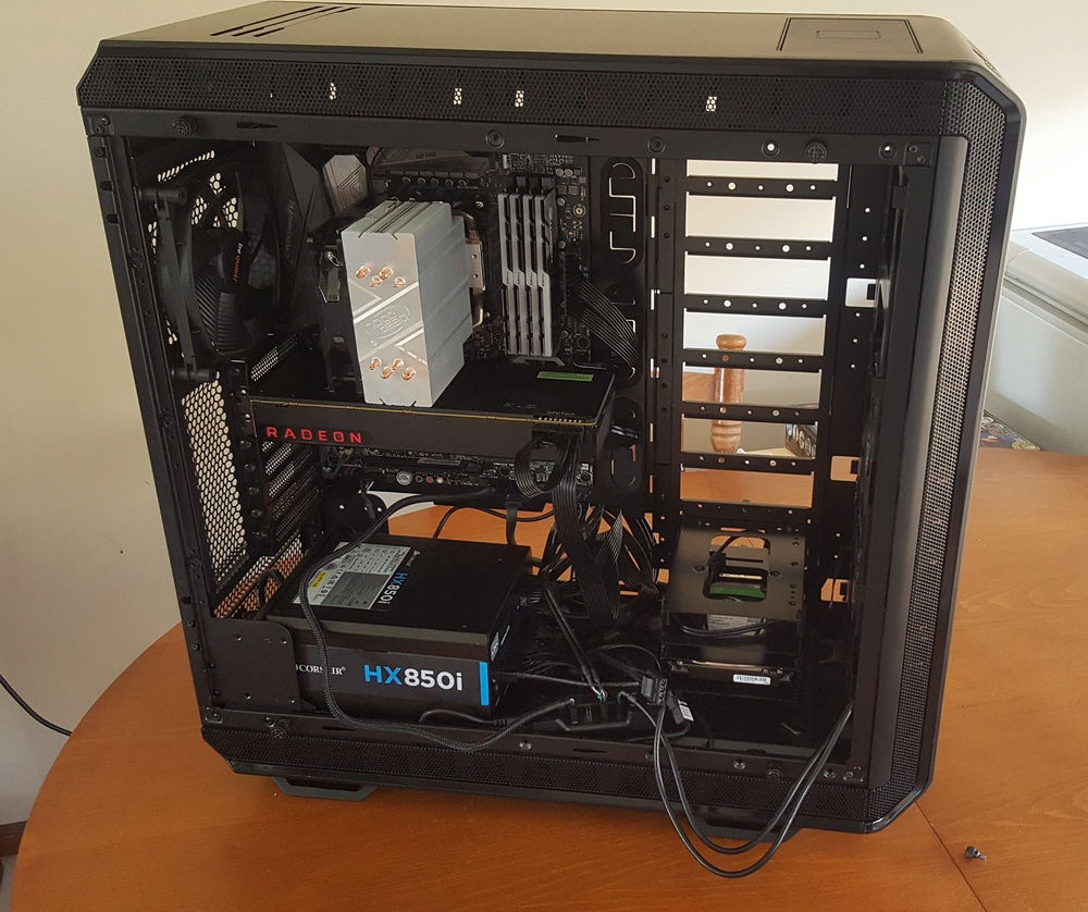 First install of everything on air to test