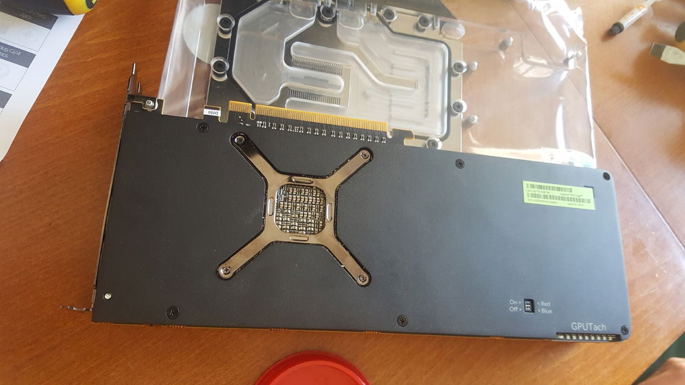 GPU waterblock installation