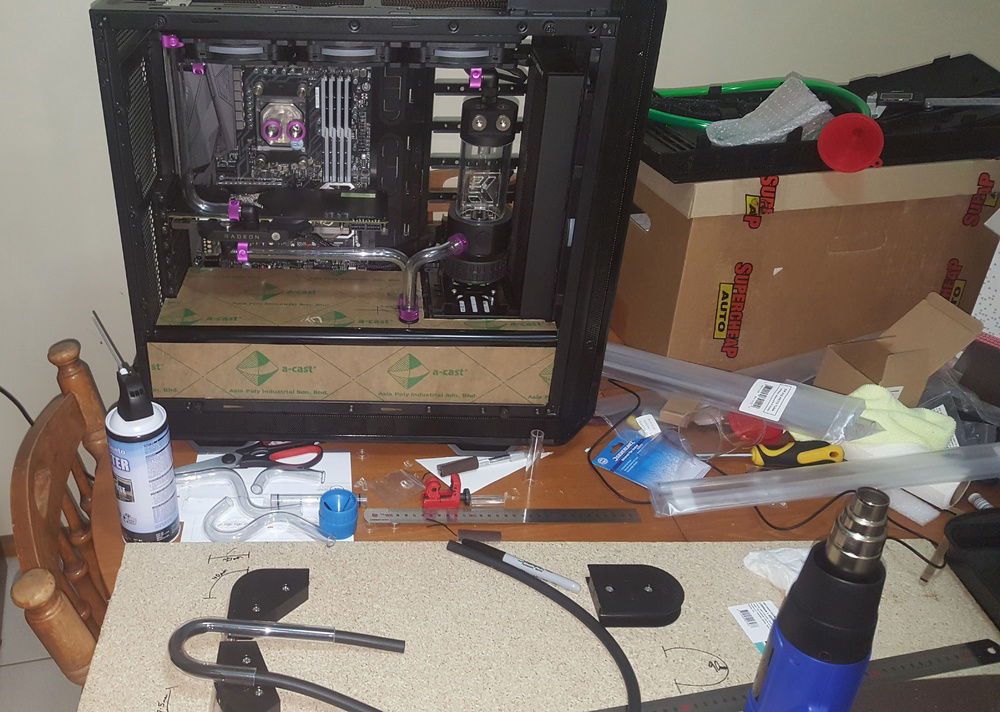 My tube bending station