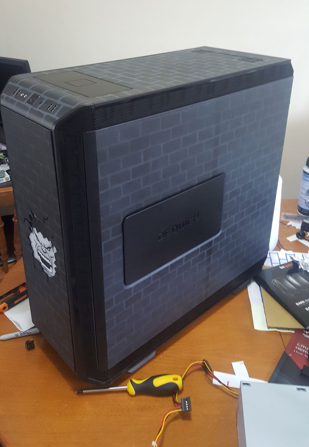 Rear, top and front all in place