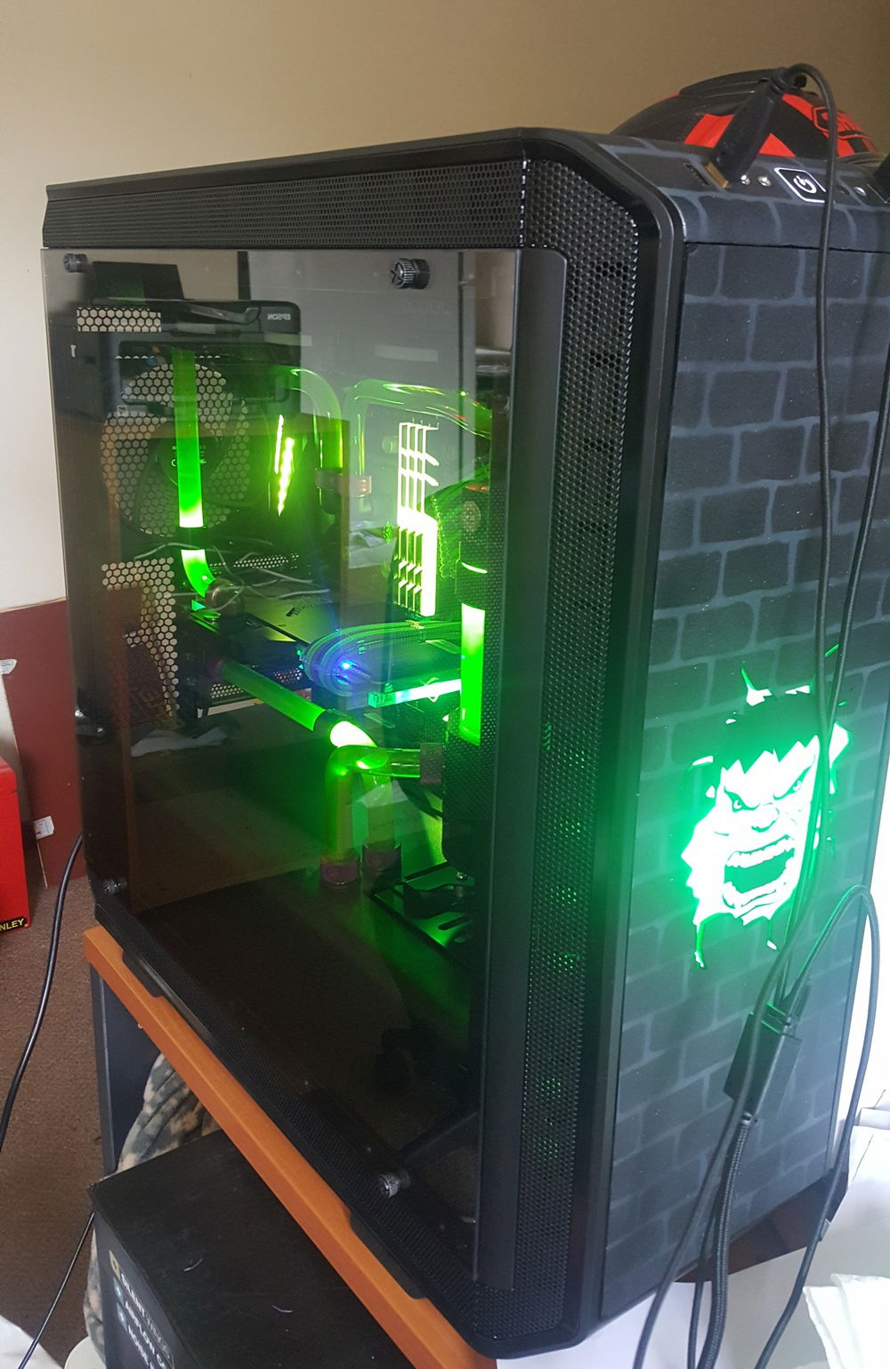 I kept the pc like this while life happened for about 12 months.