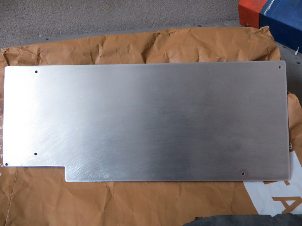 Sanded custom backplates for GPUs.