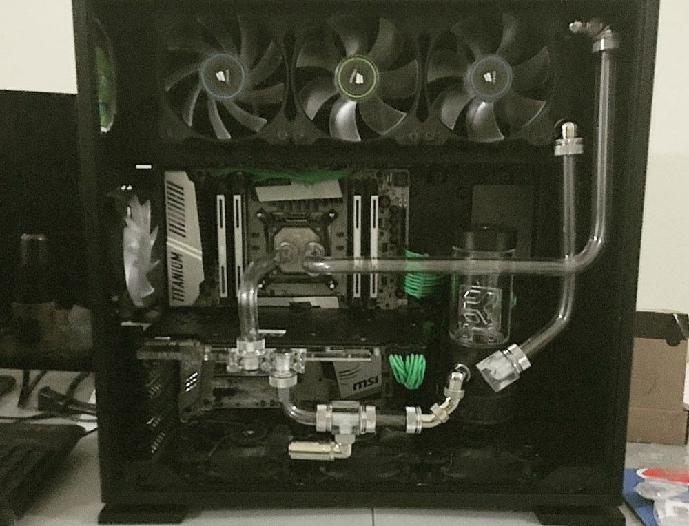 Pre-fill tubing inspection.