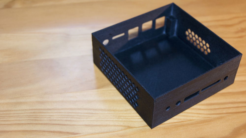 Painted black with Montana 94 Black