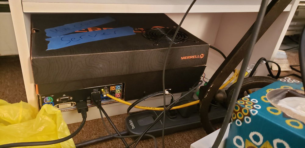 Where she lives... underneath my socks