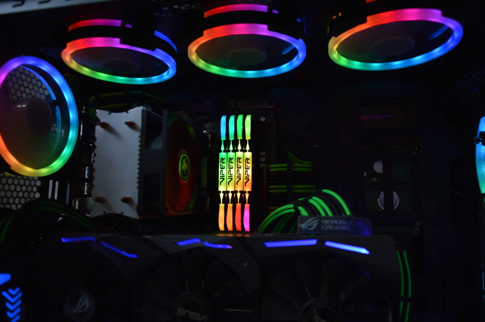 New RAM! Viper patriot (2x8GB) x2. 3200Mhz.